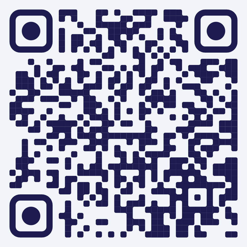 QR code that will guide you the download page of you mobile app store, scan with your phone