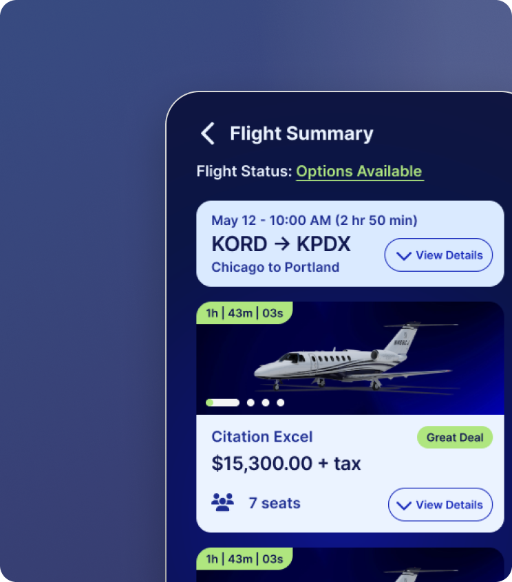 Corner Phone Flight Summary