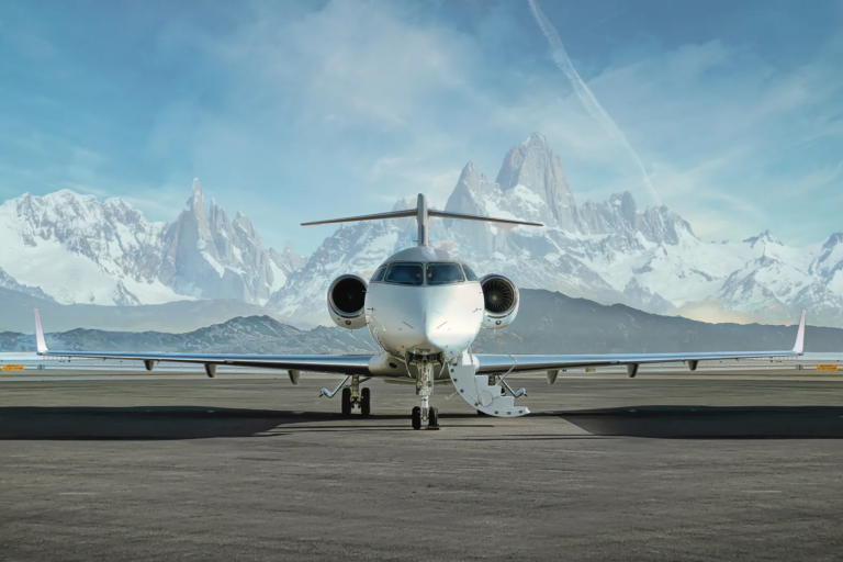 Front View of out private Jet